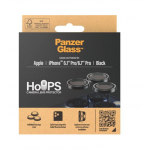 PANZERGLASS Δακτυλίδια προστασίας CAMERA protection Hoop Optic Rings για Apple IPHONE 15 Pro/15 Pro Max - ΜΑΥΡΟ - PG-1139 